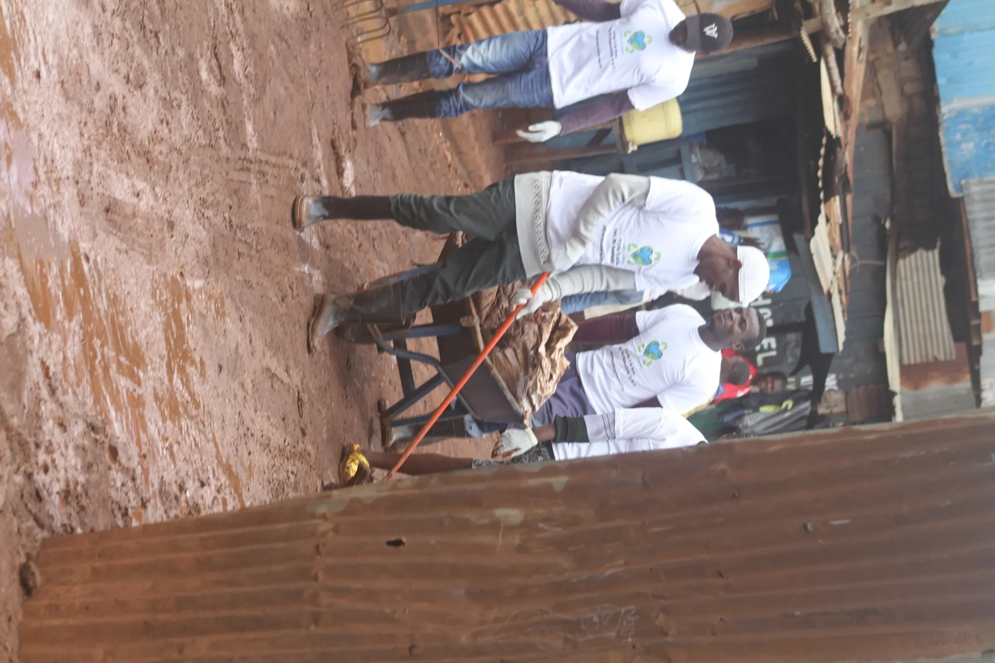 Volunteers in action
