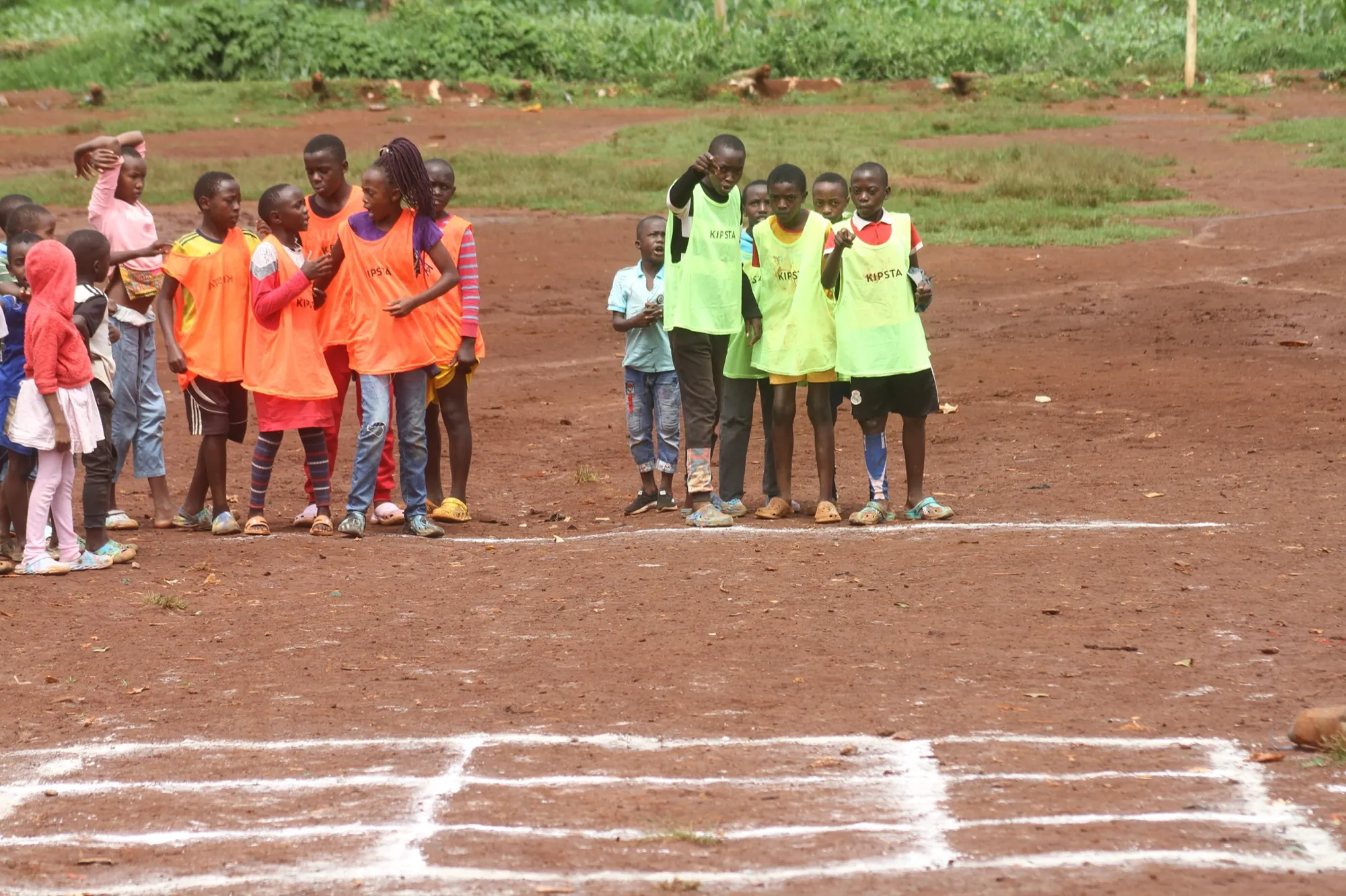 Volunteers at work